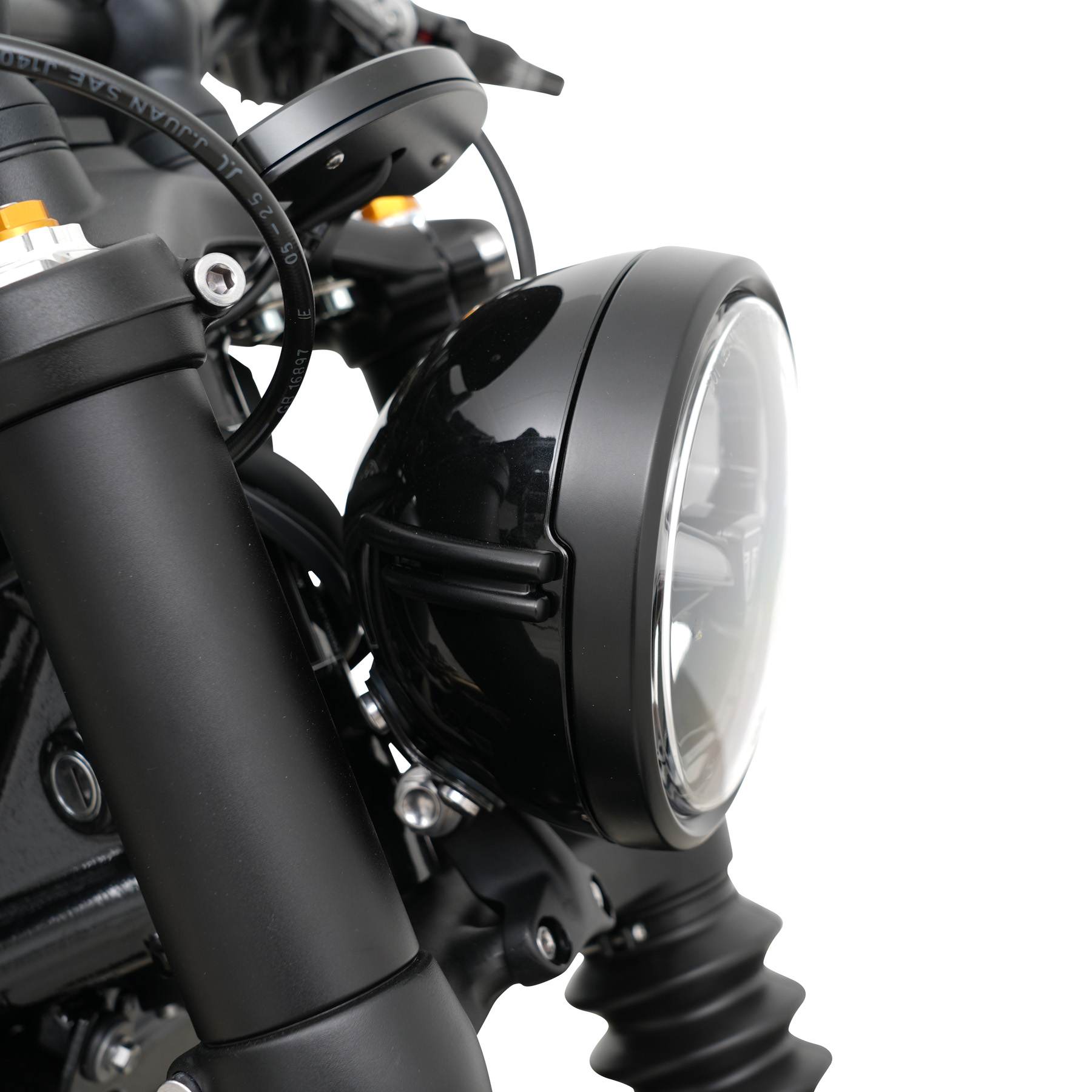 Strisce per fari Bobber / Speedmaster - rivestimento nero
