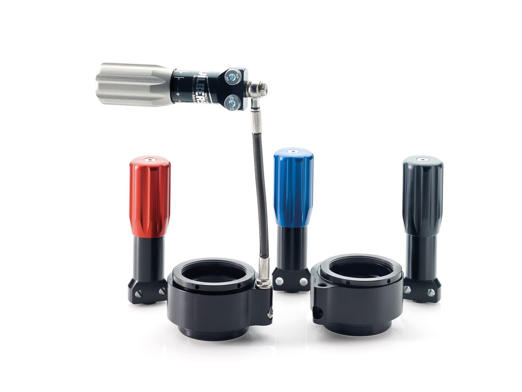 Hydraulische Federvorspannung   Hydraulic spring preload
