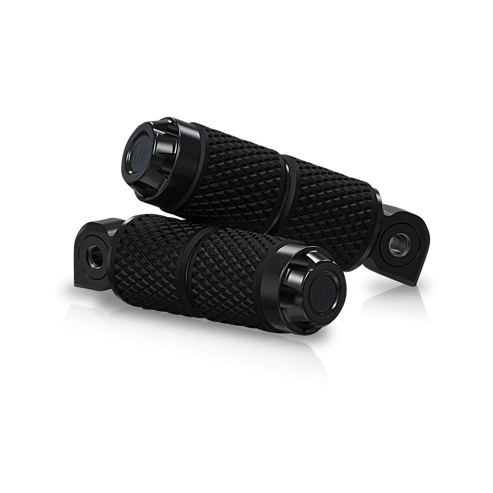 106939-F15-a Black Line Crown Fußrasten Bobber