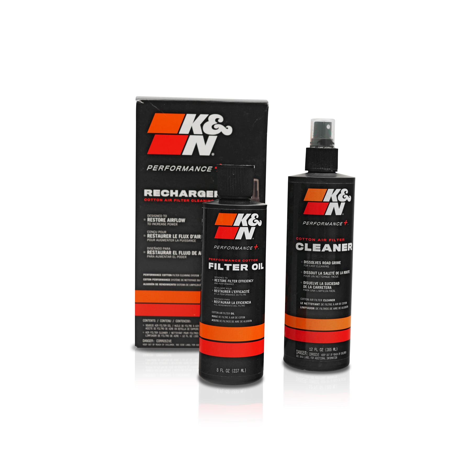 K&N cleaning kit - black K&N cleaning kit - black
