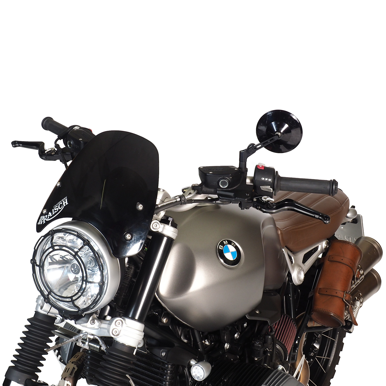 Area1 Set Specchi Universali Moto/Scooter – Filettatura M10, Con Adattatori E Marchio E