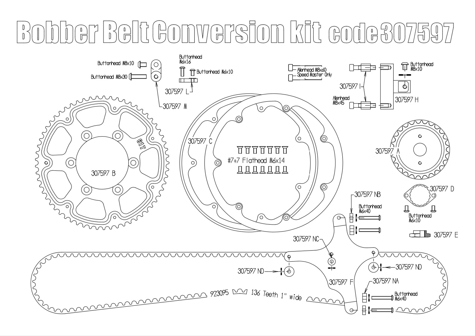 Zahnriemen Antrieb Kit - LC