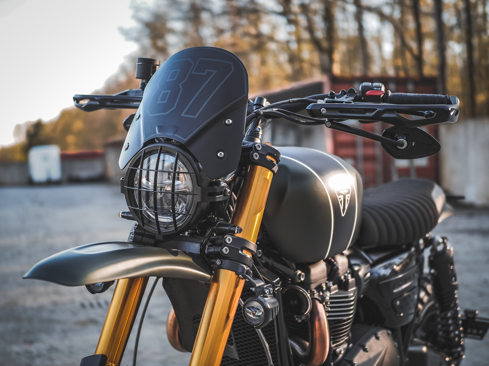 Triumph scrambler shop 1200 fog lights