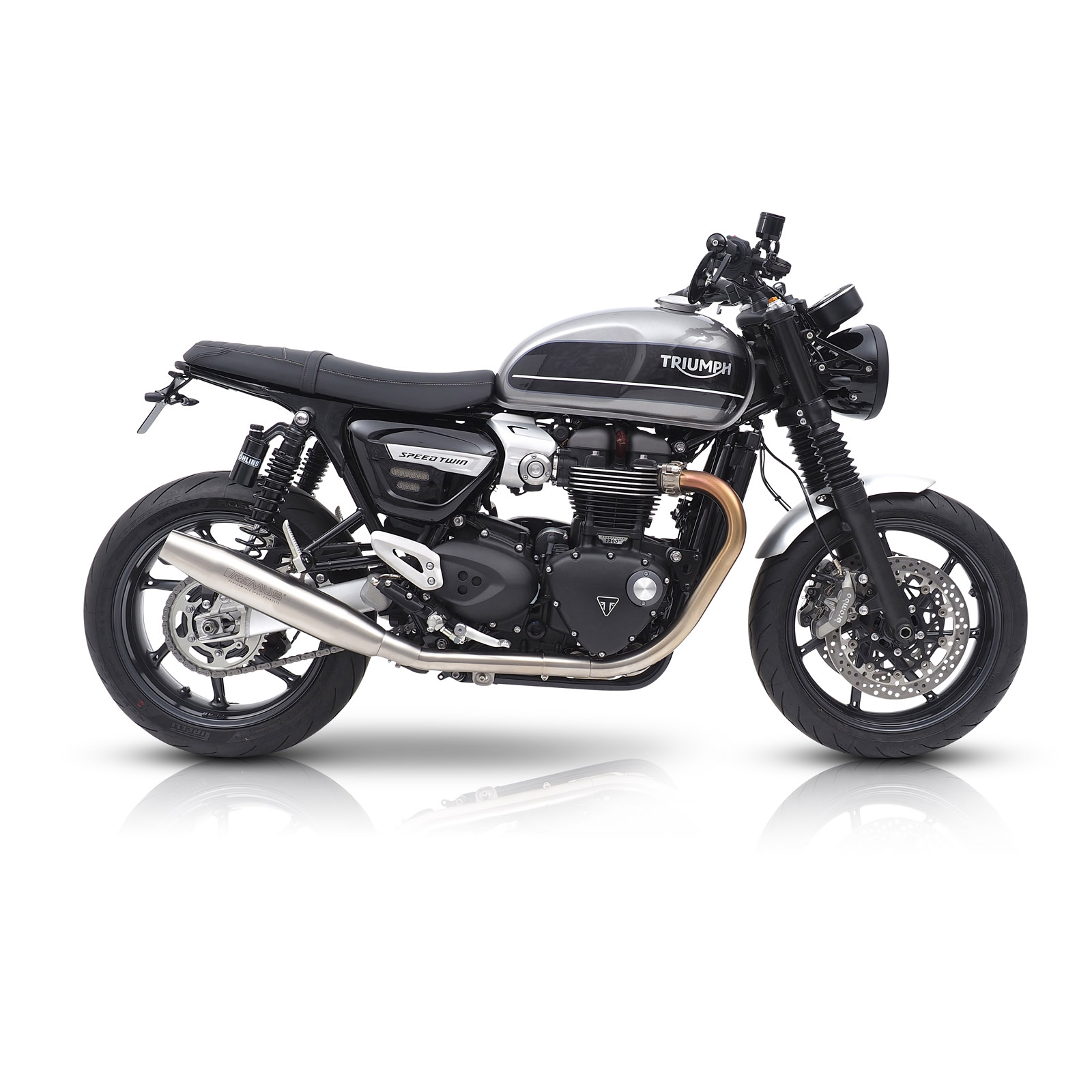triumph speed twin remus exhaust