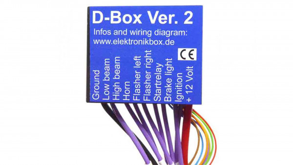 Electronics box-D for pushbutton