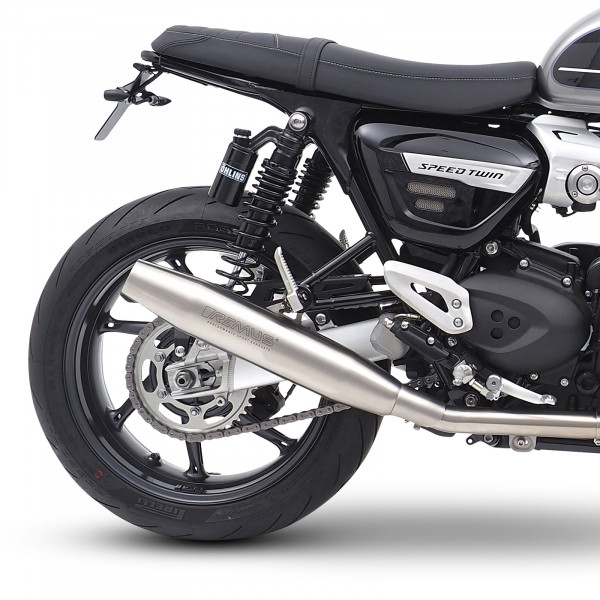 Remus stainless steel exhaust for Speed Twin