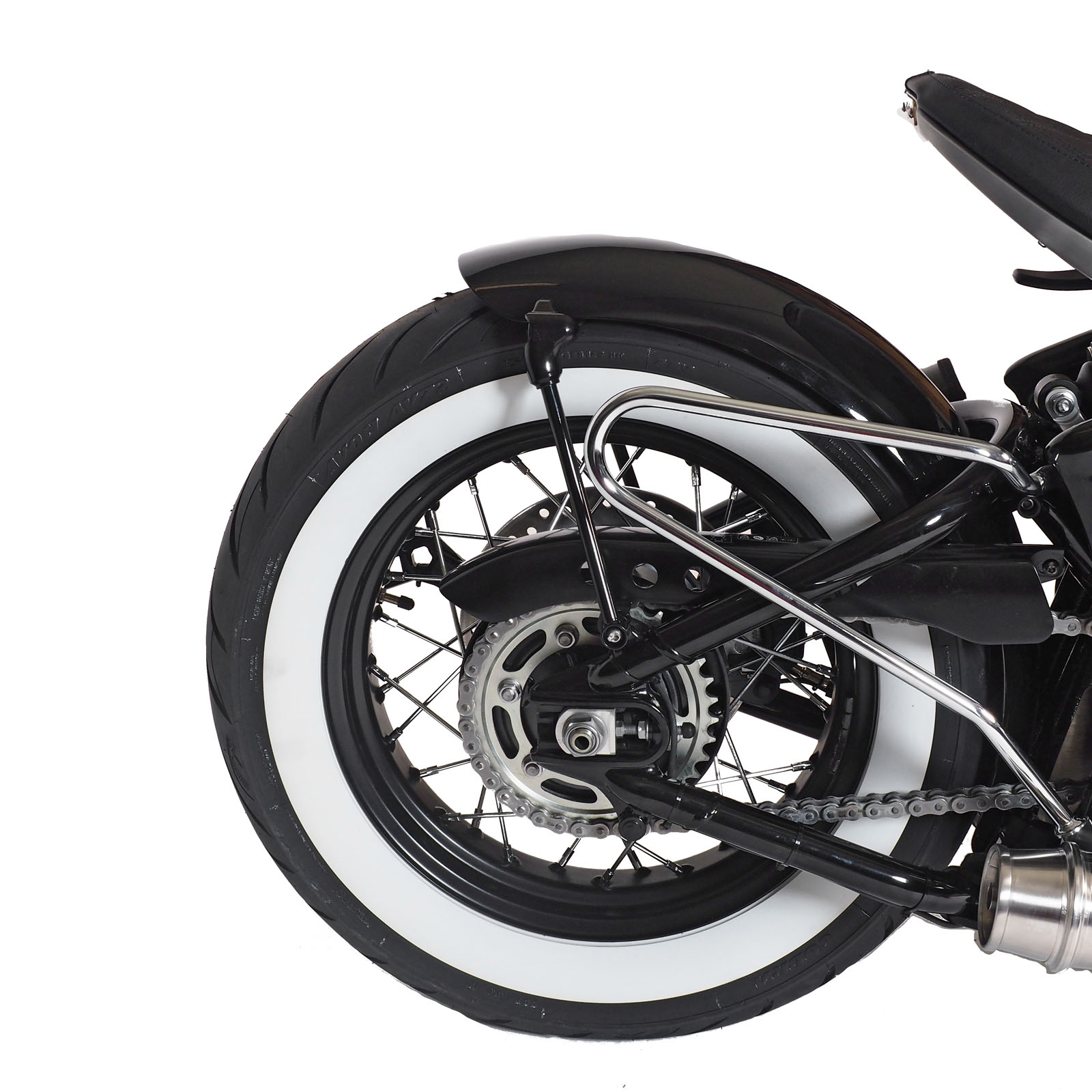 triumph bobber short rear mudguard