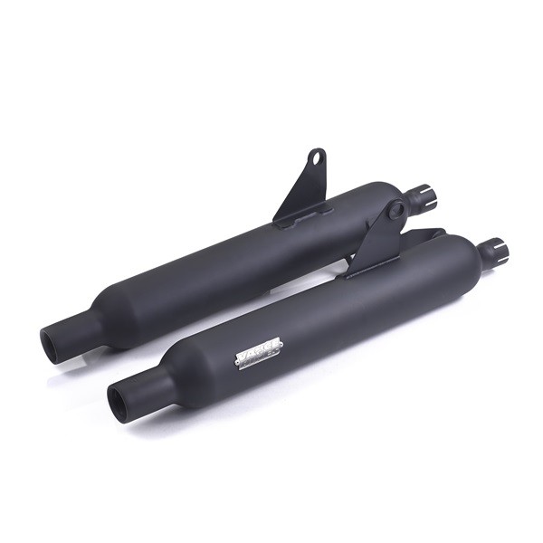 Vance & Hinse Edelstahlauspuff Bonnie Schwarz