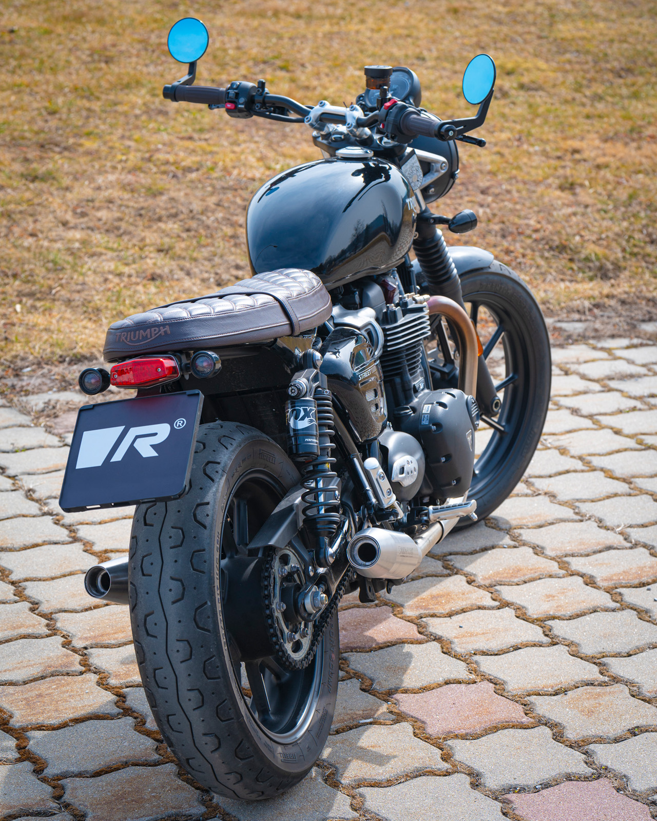 triumph speed twin remus exhaust