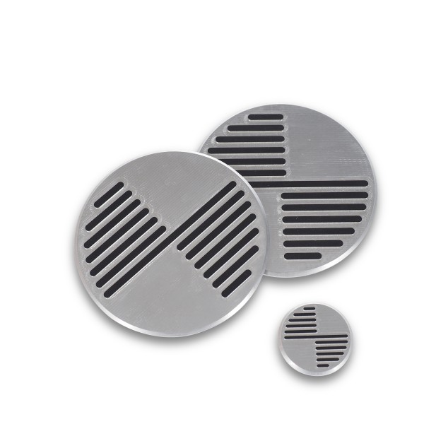 Emblemi d'argento fresati CNC per BMW