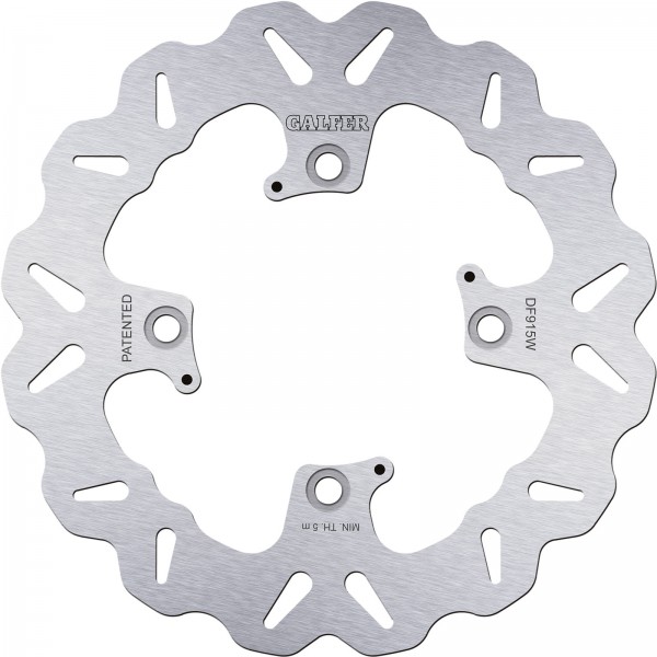 Wave brake disc rear