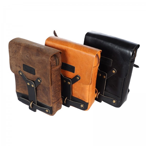 Leg bag genuine leather