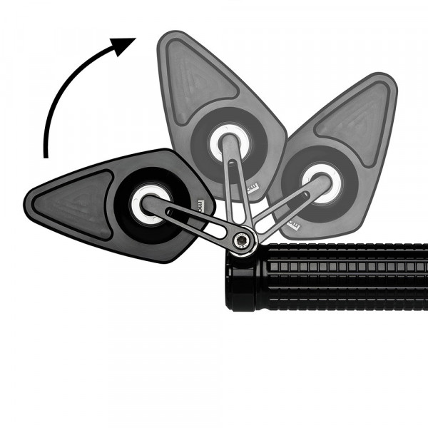 Specchio M.View Blade di Motogadget - FLIP