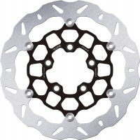 Wave front brake disc steel